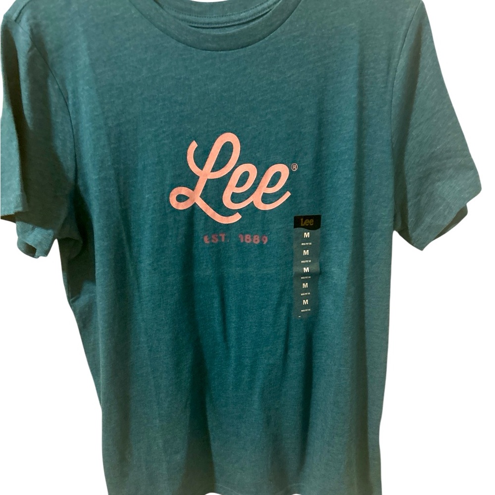 Lee women’s size medium turquoise tshirt NWT